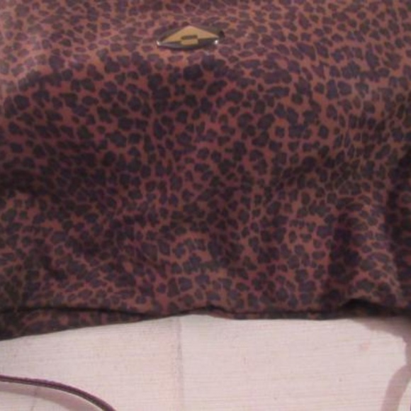 Vintage Bottega Animal Print Silk Leather Satchel - Picture 4 of 8